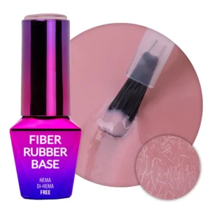 Molly Lac Fiber Rubber Base Smoky Pink Hema-Di Hema Free 10 ml.
