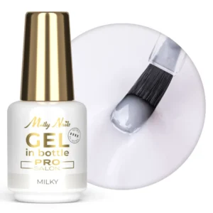 Molly Nails Gel in Bottle Milky Pro Salon 15 grs. Hema/Di-Hema Free