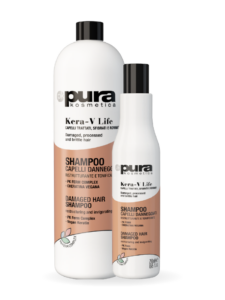 Champú de Reestructuración y tonificación Kera V-Life Pura Kosmetica 1000ml.