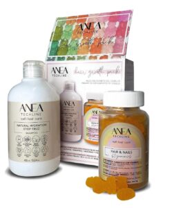 Pack champú hidratante y complemento alimenticio (cabello y uñas) Anea